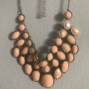 Peach necklace